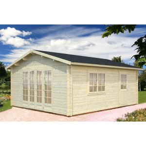 Palmako Irene 4.7m x 5.7m Log Cabin Garden Building (44mm)