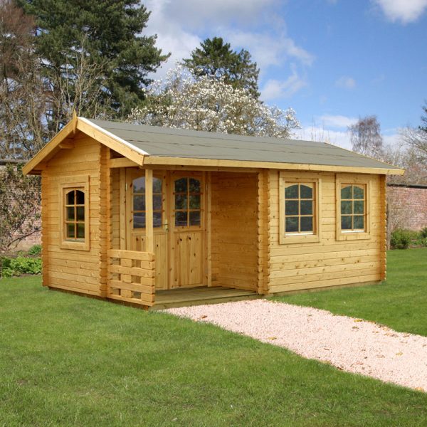 Palmako Susanna 5.3m x 3.2m Log Cabin Garden Building (44mm)