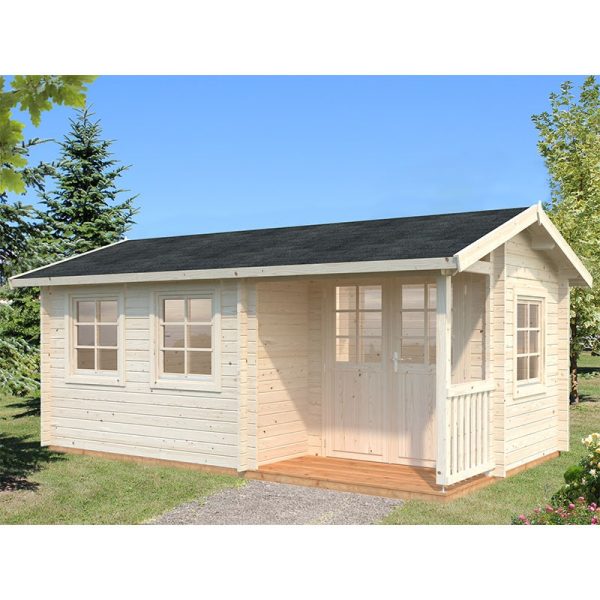 Palmako Susanna 5.3m x 3.2m Log Cabin Garden Building (44mm)