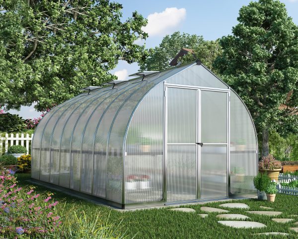 Palram Bella 8x16 Greenhouse (Silver)