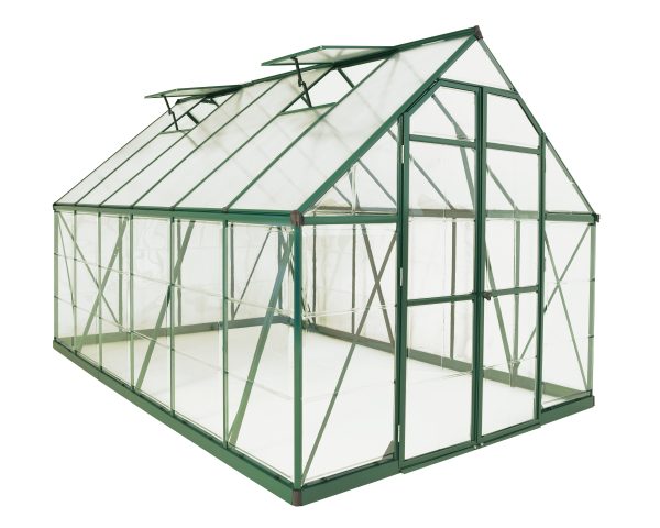 Palram-Canopia Balance 8x12 Greenhouse (Green)