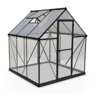 Palram-Canopia Hybrid 6x6ft Greenhouse (Grey)