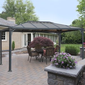 Palram-Canopia Martinique 3600 Garden Gazebo (Grey)