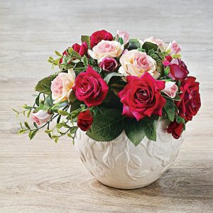 Pink And Red Mixed Rose Bouquet