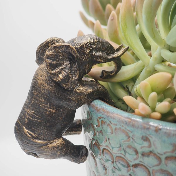 Pot Buddies Elephant Bronze