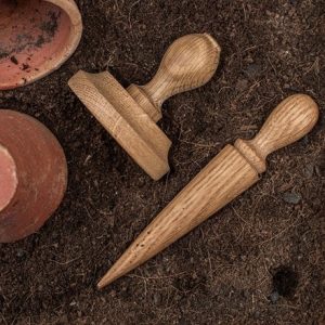 Pot tamper and mini dibber set