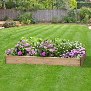 Rectangular Raised Bed 1 Tier (H15Cm) 60 X 120Cm