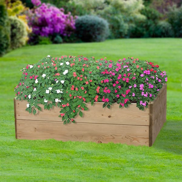 Rectangular Raised Bed 2 Tier (H30Cm) 60 X 90Cm