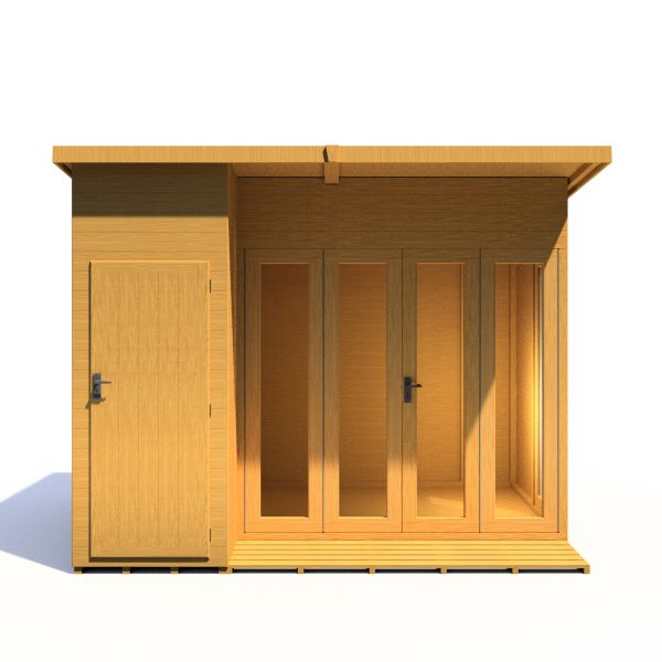 Shire 10x8 Aster Shiplap Dip Treated Summerhouse