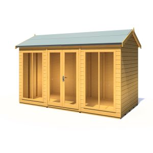 Shire 12x6 Mayfield Shiplap Dip Treated Apex Summerhouse