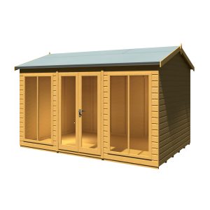 Shire 12x8 Mayfield Shiplap Dip Treated Apex Summerhouse