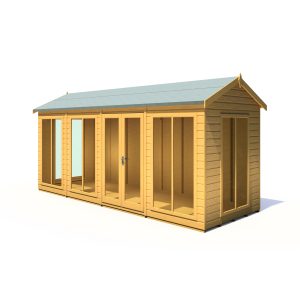 Shire 16x6 Mayfield Shiplap Dip Treated Apex Summerhouse