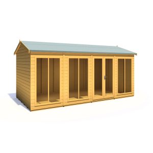 Shire 16x8 Mayfield Shiplap Dip Treated Apex Summerhouse