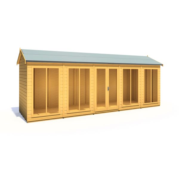 Shire 20x6 Mayfield Shiplap Dip Treated Apex Summerhouse