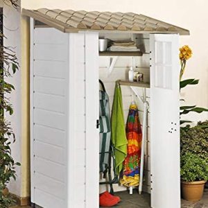 Shire 4 x 2.6 Tuscani Evo 100 ABS / PVC Garden Shed