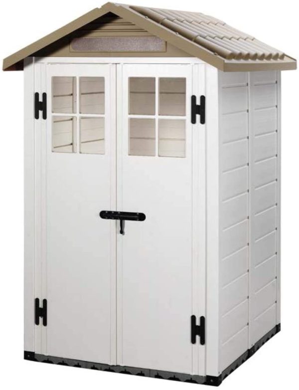 Shire 4 x 4 Tuscany Evo 120 ABS / PVC Garden Shed