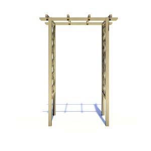 Shire 4x3 Arch Trellis Pressure Treated Pergola