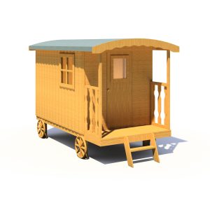 Shire 4x8 Dip Treated Caboose Playhouse