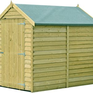 Shire 6 x 4 Value Overlap Pressure Treated Garden Shed (No Windows)