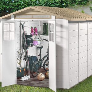 Shire 6.6 x 8 Tuscany Evo 240ABS / PVC Garden Shed