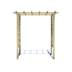 Shire 6x3 Arch Trellis Pressure Treated Pergola