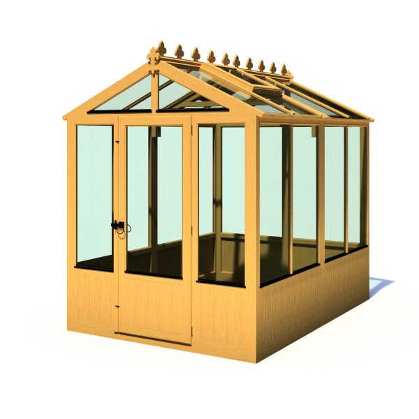 Shire 6x8 Holkham Dip Treated Wooden Greenhouse