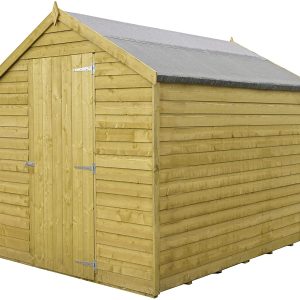 Shire 7 x 5 Value Overlap Pressure Treated Garden Shed (No Windows)