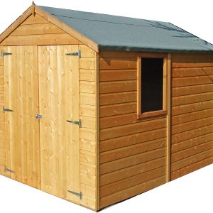 Shire 8 x 6 Warwick Shiplap Double Door Pressure Treated Garden Shed