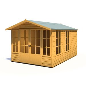 Shire 8x12 Delmora Shiplap Dip Treated Apex Summerhouse