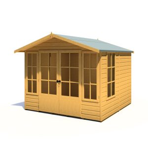 Shire 8x8 Delmora Shiplap Dip Treated Apex Summerhouse