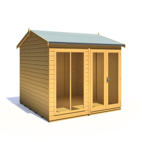 Shire 8x8 Mayfield Shiplap Dip Treated Apex Summerhouse