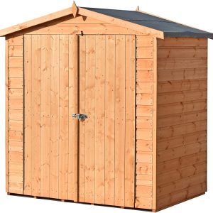 Shire Lewis 4 x 6 Shiplap Tongue and Groove Dip Treated Garden Shed