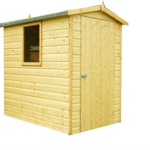 Shire Lewis 6 x 4 Shiplap Tongue and Groove Dip Treated Garden Shed