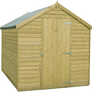 Shire Value 8 x 6 Overlap Pressure Treated Garden Shed