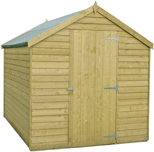 Shire Value 8 x 6 Overlap Pressure Treated Garden Shed