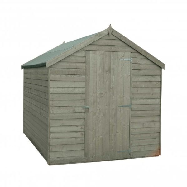 Shire Value 8 x 6 Overlap Pressure Treated Garden Shed (No Windows)