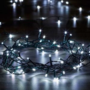 Smart Garden 50 LED String Lights (Cool White) Battery Operated