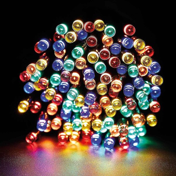 Solar String Garden Lights Multicoloured