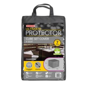 Ultimate Protector Modular Cube Set 4 Seat Medium Charcoal Cover