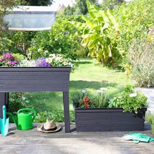 Urban balcony raised bed