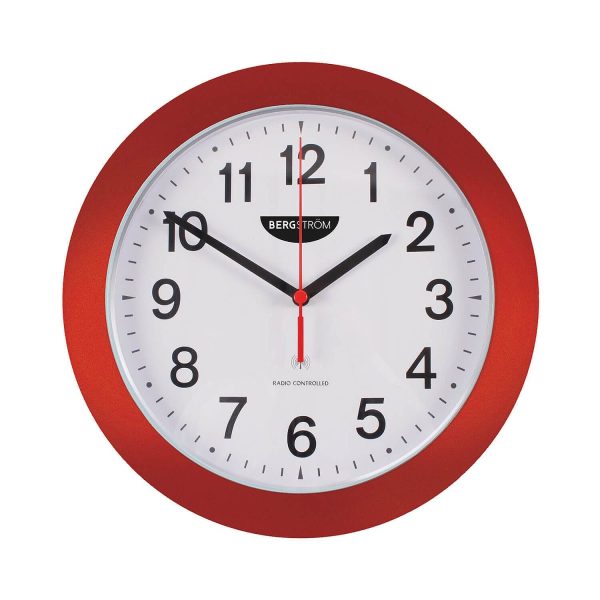 Wall Clock in Red