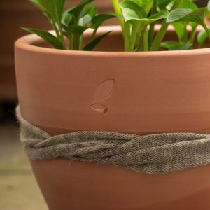 Wool pot scarf - snail and slug barrier