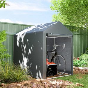 1.2 X 1.8M Portable Garden Shed For Motorbikes Garden Tools Bikes