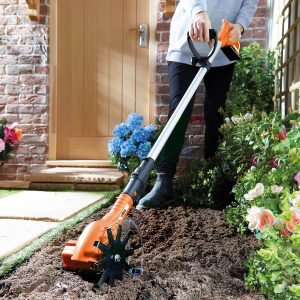 Cultivator 20V Cordless Battery & Charger. Handle H155cm