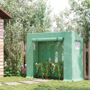 200X76X168Cm Walk-In Garden Greenhouse Green