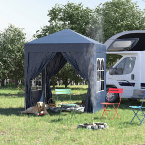 2Mx2M Pop Up Gazebo With Storage Bag Blue