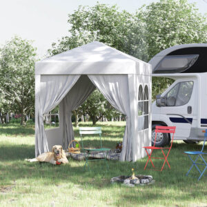 2Mx2M Pop Up Gazebo With Storage Bag White