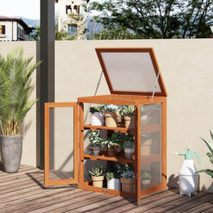 3-Tier Wood Greenhouse Cold Frame
