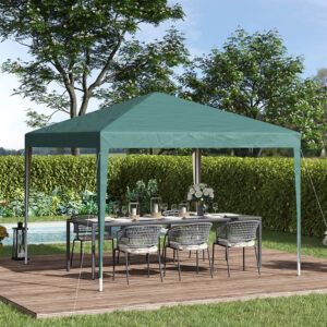 3X3M Garden Pop Up Gazebo Canopy Green