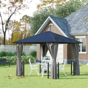 3X3M Hardtop Gazebo With Polycarbonate Roof